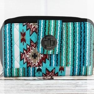 Adobe Sky Quilted Wallet